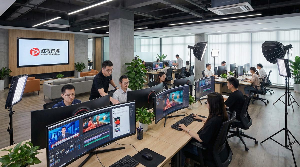 海角影视传媒公司办公室